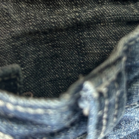 Y2K vintage Denim pants with Patches vintage - Picture 4 of 10